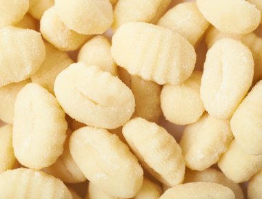 Gnocchi ile kaplı yüzey