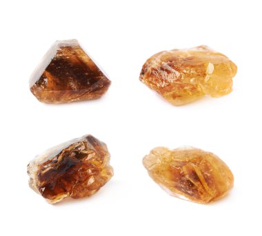 İzole tek gümüş şeker ürünleri