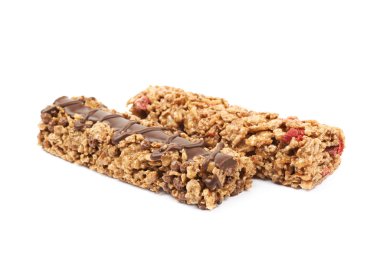 Besin chewy izole barlar tahıllar