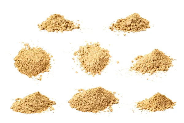 Pile of dry ginger powder isolated — Stock Photo, Image