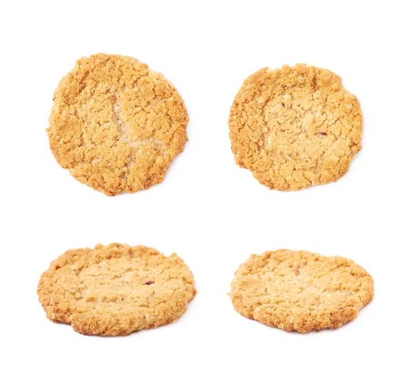 Havermout cookie geïsoleerd — Stockfoto