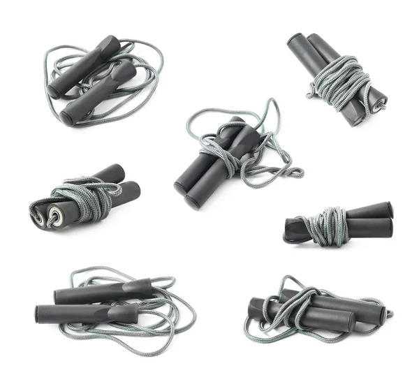 Folded skipping rope isolated — Stock Photo, Image