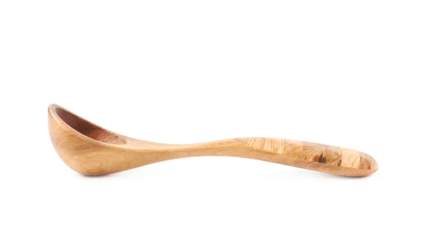 Dřevěné servírovací lžíce, samostatný — Stock fotografie