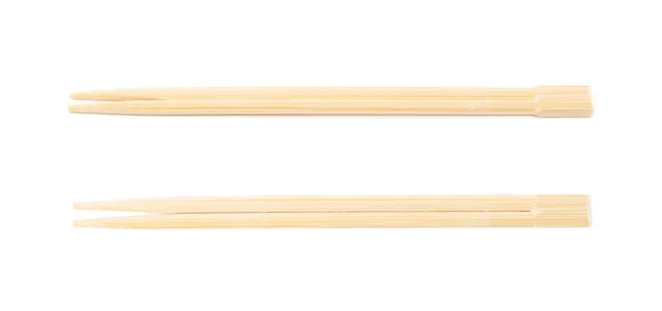 Wooden sushi chopsticks isolated — Stock Photo, Image