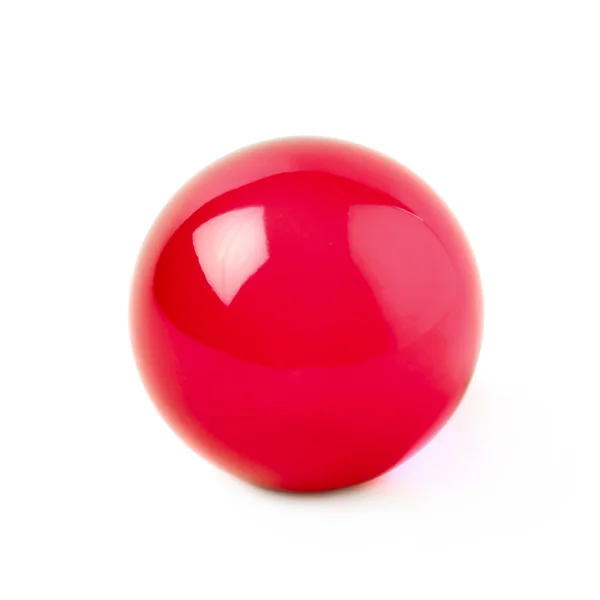 Esfera de bola de vidro transparente isolada — Fotografia de Stock