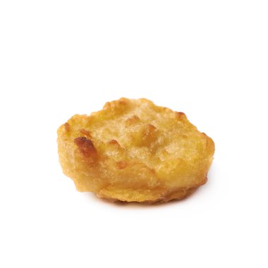Ekmekli Tavuk nugget kompozisyon izole
