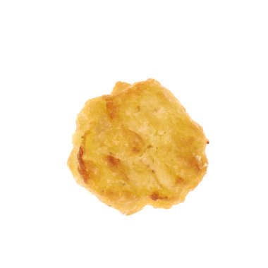 Ekmekli Tavuk nugget kompozisyon izole