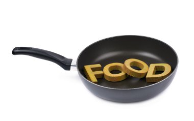 Word içinde izole bir pişirme pan