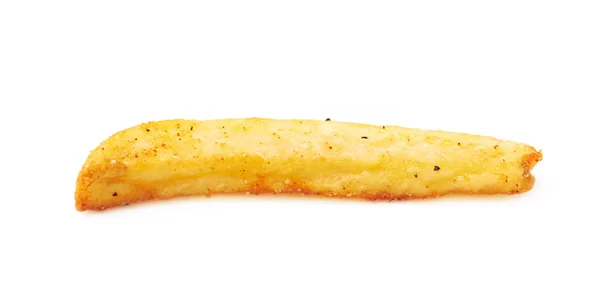 Fetta di patate fritte francese isolata — Foto Stock