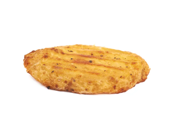 Composición de rebanada de patata al horno, aislada — Foto de Stock