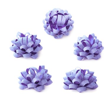 İzole decorational şerit hediye yay