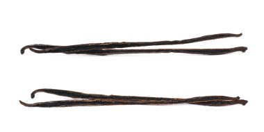 Vanilya pod meyve izole kurutulmuş