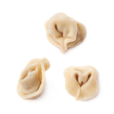 İzole tek pişmiş hamur tatlısı