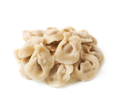 İzole pişmiş köfte yığını