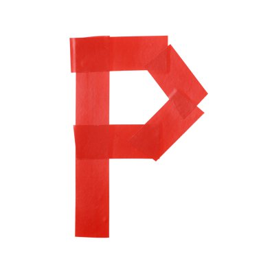 Teyp yalıtım P harfi sembolü yaptı