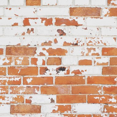 Eski bir tuğla duvarın parçası