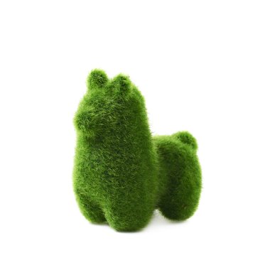 Lama oyuncak izole Paskalya dekorasyon