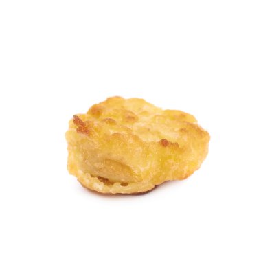 Ekmekli Tavuk nugget kompozisyon izole