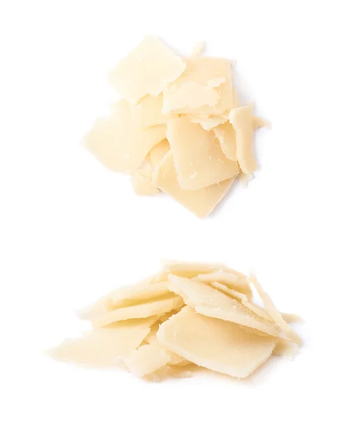 Pilha de flocos de queijo parmesão — Fotografia de Stock