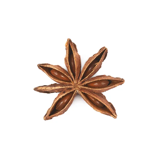 Изолированное семя аниса — стоковое фото