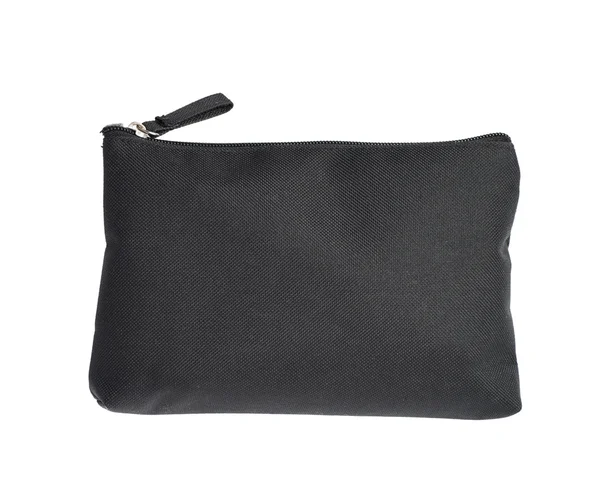 İzole siyah kozmetik çantası