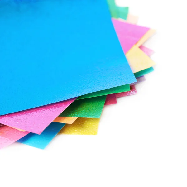 Twisted pile of origami papers — Stock Photo, Image