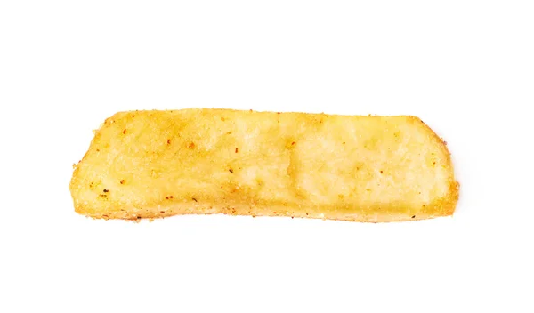 Fatia de batata frita francesa isolada — Fotografia de Stock