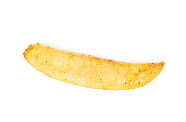 French fried potato slice isolated — Stock Photo, Image