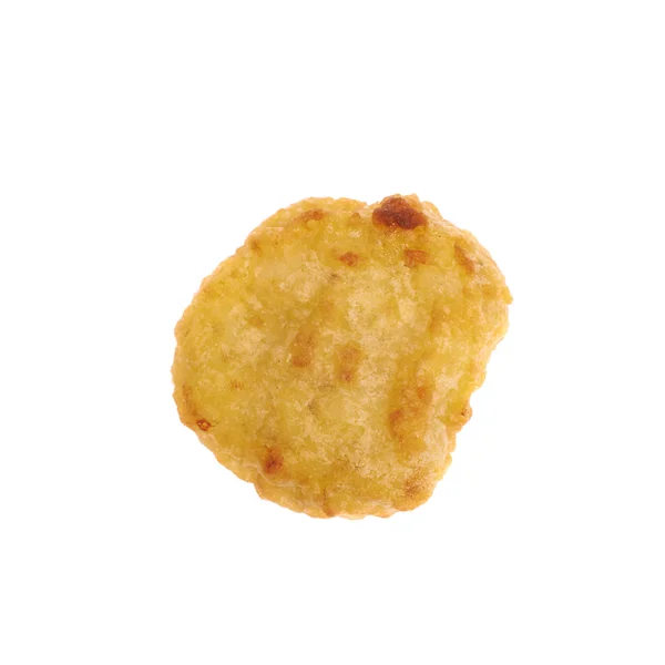 Paniertes Chicken Nugget Zusammensetzung isoliert — Stockfoto