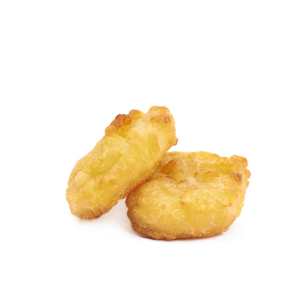 Gepaneerde kip nugget samenstelling geïsoleerd — Stockfoto