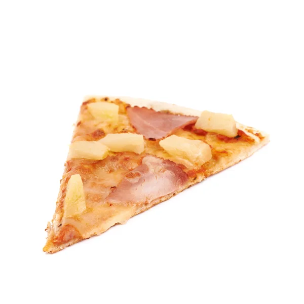 Composição de pizza havaiana isolada — Fotografia de Stock
