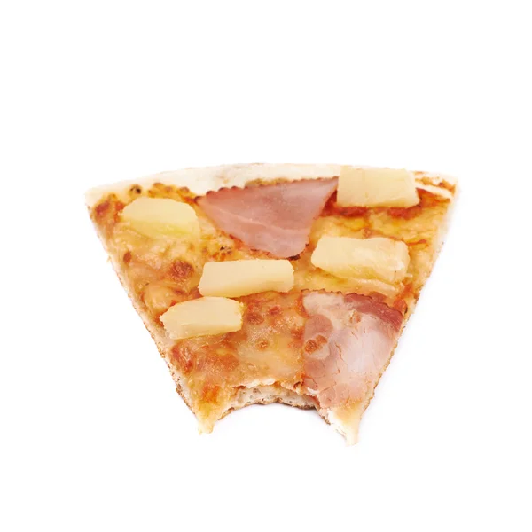 Composición de pizza hawaiana aislada — Foto de Stock