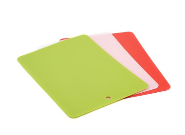 Birden fazla kesme tahtası izole yığını