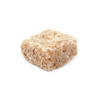 Tek şeker küpü izole