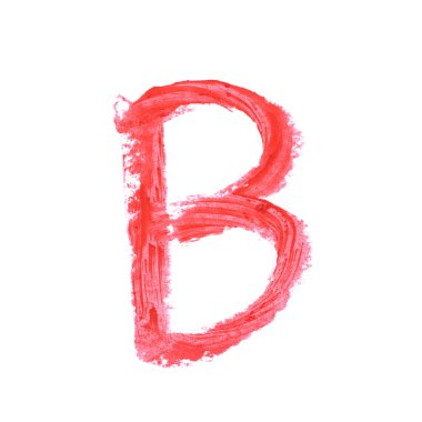 İzole tek abc harf sembol