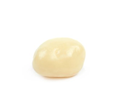 Beyaz çikolata şeker topu izole