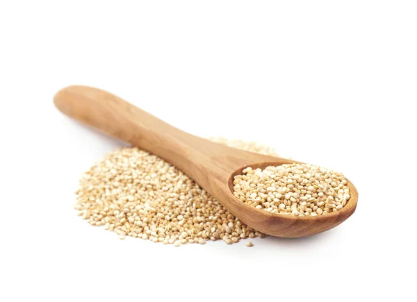 Högen av korn quinoa frön isolerade — Stockfoto