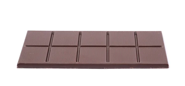 Barra de chocolate único isolado — Fotografia de Stock