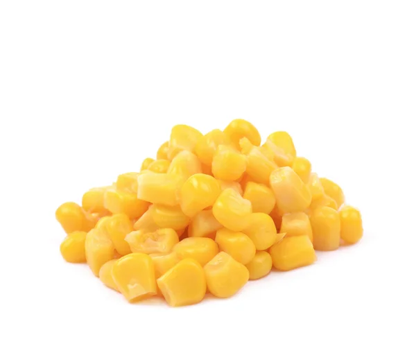 Pile of a canned corn isolated — Stock Photo, Image