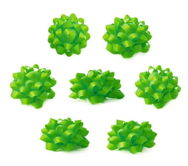 İzole decorational şerit hediye yay