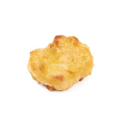 Ekmekli Tavuk nugget kompozisyon izole