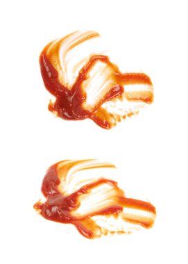 Ketçap sos artık izole leke