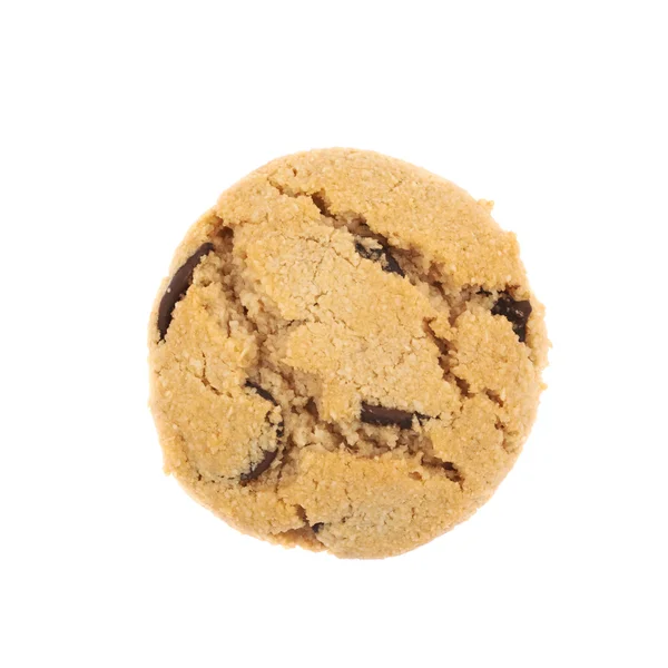 Chocolate chip cookie isolated — Stock Photo, Image