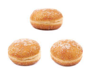 Dolu reçel halka izole