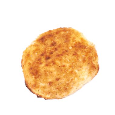 Süzme peynir küçük börek düz kek izole