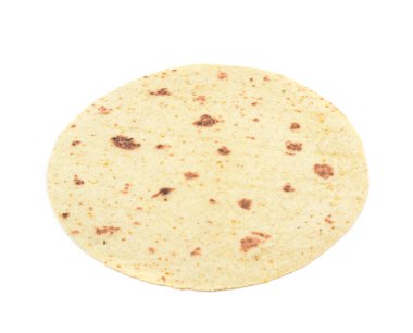 İzole un tortilla gözleme