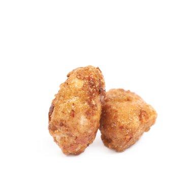 Baharat ve şeker kaplamalı fıstık izole