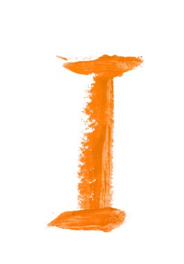 İzole tek abc harf sembol