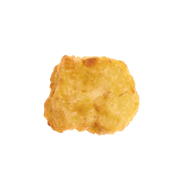 Panerad kyckling nugget sammansättning isolerade — Stockfoto