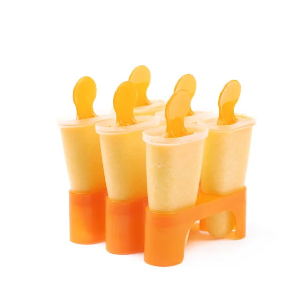 Popsicle πάγο lolly μορφή καλούπια απομονωθεί — Φωτογραφία Αρχείου